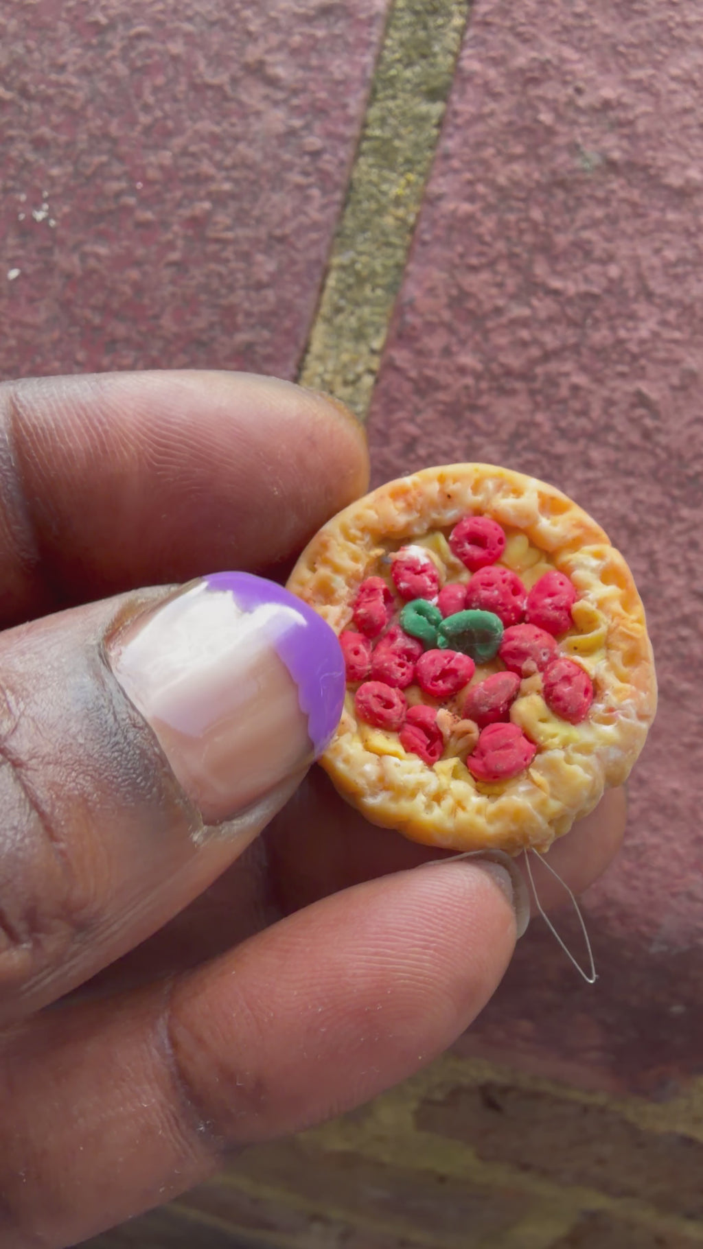 Miniature Tomato Tart needle threader