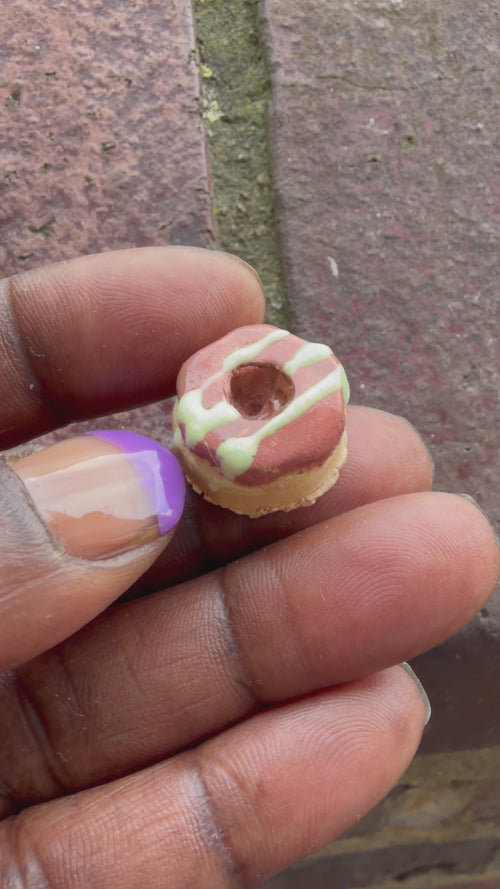 air dry clay miniature doughnut video